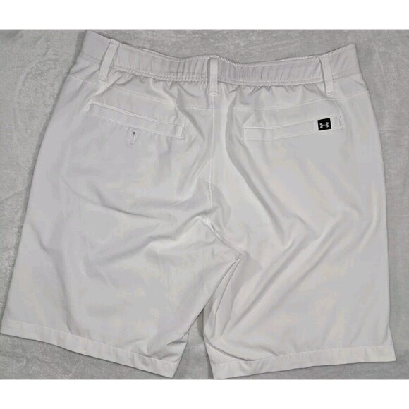 Under Armour Drive White Shorts Mens 36 36x9 - Picture 2 of 16